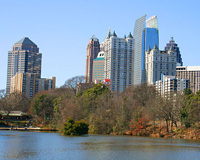 Atlanta midtown skyline